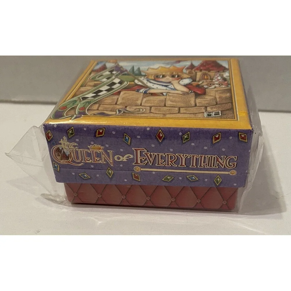 New Mary Engelbreit Queen Of Everything Pooch & Sweetheart Mini Trinket Gift Box